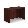 Officesource OS Laminate Collection Single 3/4 Pedestal Desk - 48'' x 24'' SGLHDPL104MH